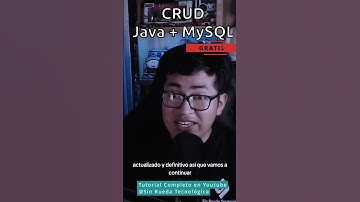 APRENDE A GUARDAR,  MOSTRAR, MODIFICAR Y ELIMINAR CON JAVA Y MYSQL FÁCIL #netbeans #java #mysql