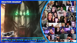 [Full Episode] Attack on Titan Season 4 Episode 28 Reaction Mashup | 進撃の巨人 Shingeki no Kyojin s4ep28
