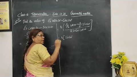 11th Maths Example 3.31Trigonometry Chapter 3 Tamil Nadu State board Syllabus Class12@Gomathi maths