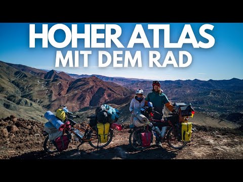 Atlas mountains by bike | Tizi n &rsquo;Tichka Pass High Atlas | Bicycle World Tour | Morocco | # 022