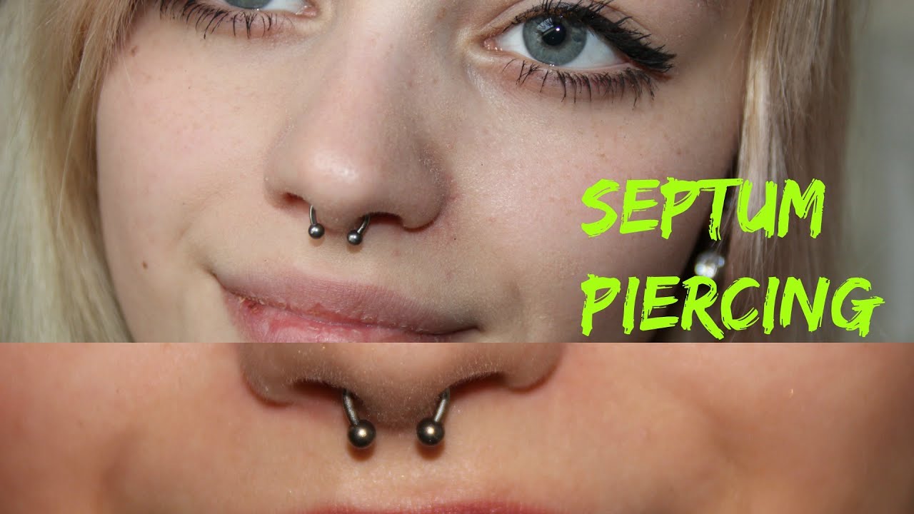 Mein neues Septum-Piercing - YouTube