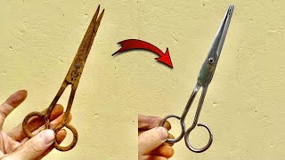 Rusty URSS Scissor Restoration