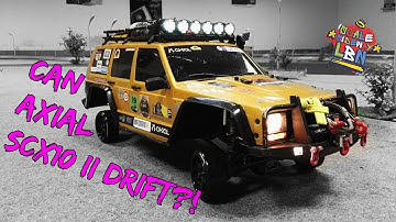 Can Axial SCX10 II drift?! | Scale Sideway LBN | RC Bonk
