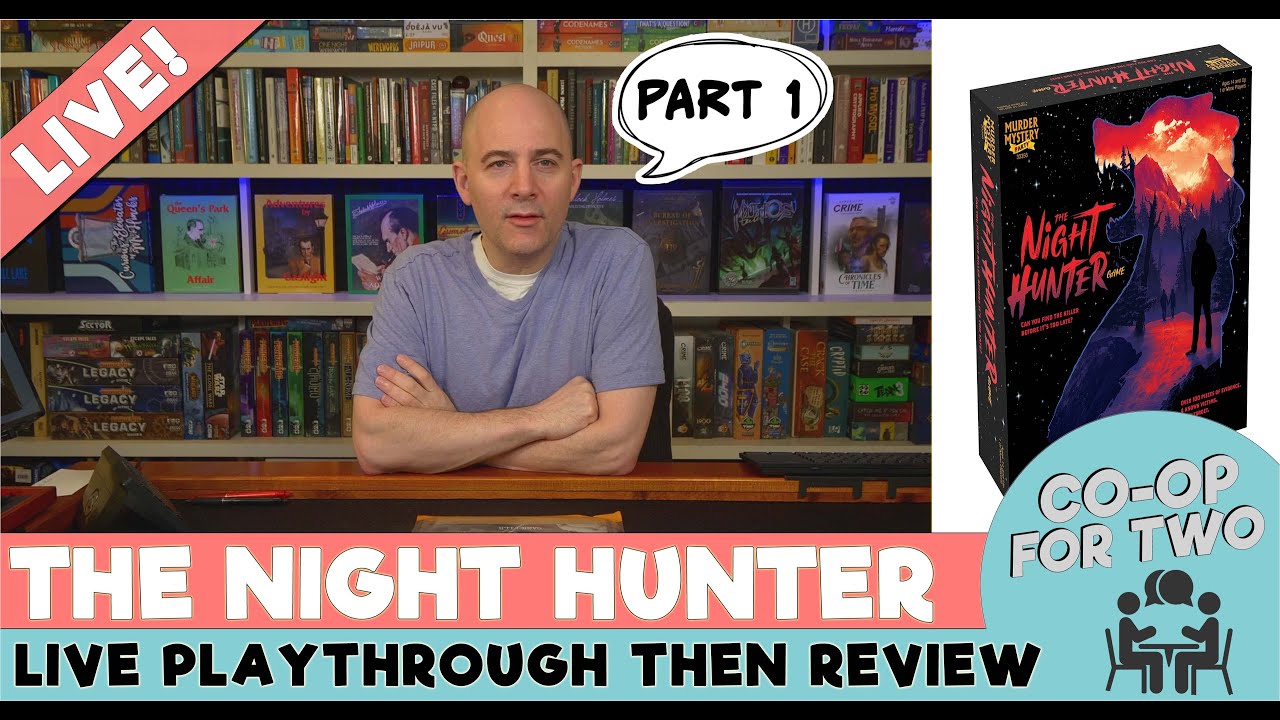 The Night Hunter New Cold Case Game from Gencon Part 1 YouTube