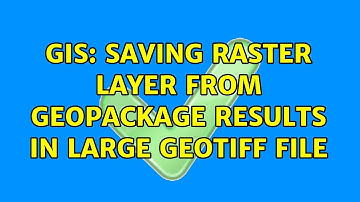GIS: Saving raster layer from GeoPackage results in large GeoTIFF file