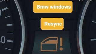 How to resync anti trap window system on Bmw (E65/E66) (relearn procedure)
