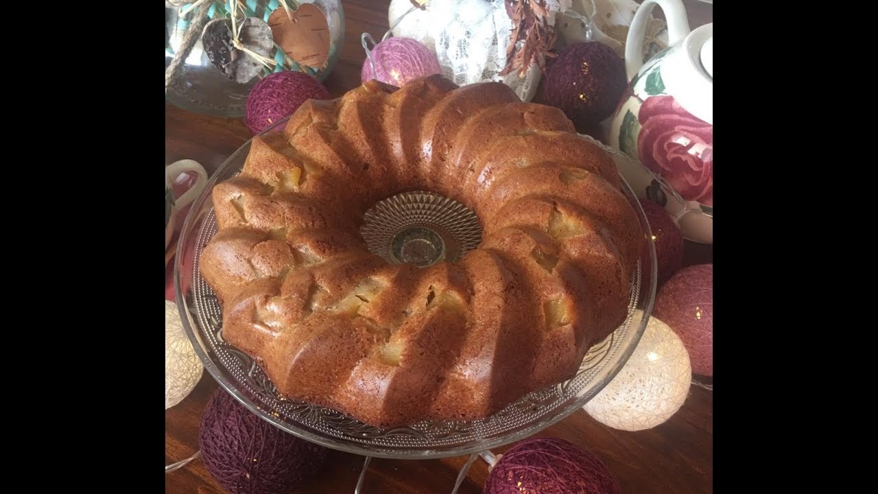 Fácil BIZCOCHO de ESPELTA con MANZANAS y 