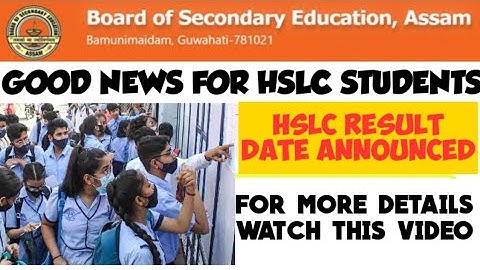 Assam SEBA Board Exam Results 2022/June 2022 Result Date/ClassX Hslc Result/Video Lang Paprap ik non