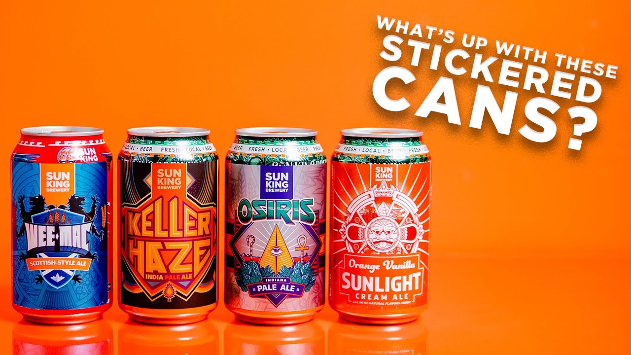 What's up with these stickered cans?