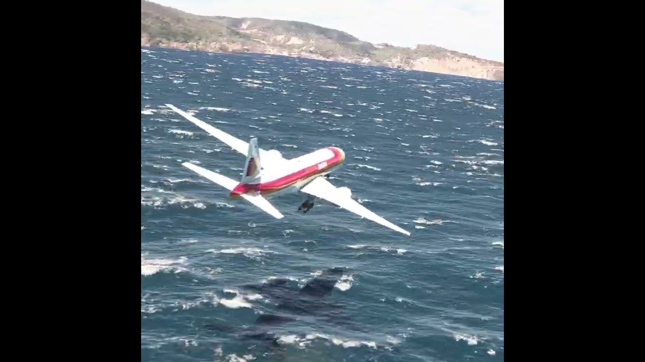 Impossible Landing!!! Amazing View before the Plane Landing eps.575