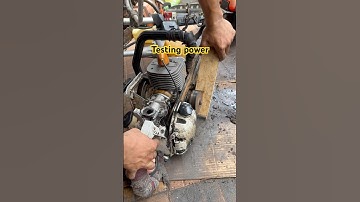 Testing power STIHL MS070 Chainsaw after Fixed