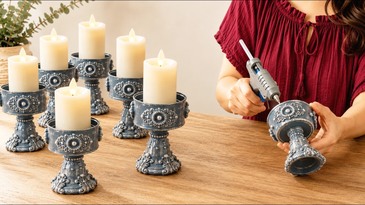 ✨ From Waste to Luxury Decor! So Low-Cost, So Stunning | DIY Upcycling Idea