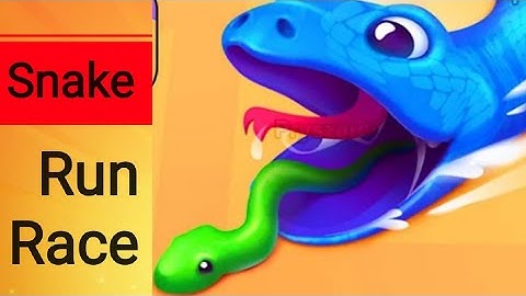 Snake Race 3D Running Game - Gameplay Levels (iOS, Android Gameplay) #video #games #funny