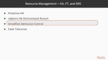 vSphere 6.5 Data Center Essentials: vSphere 6.5 Resource Management Essentials|packtpub.com