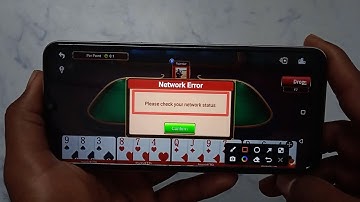 How to fix Please check your network status problem solve in Rummy Maalikon