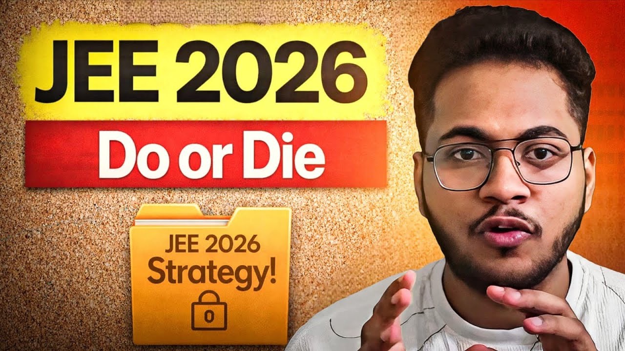 ⚠️ JEE 2026 MAINS STRATEGY ‼️ | FINAL PLAN to Crack JEE Mains with High ...