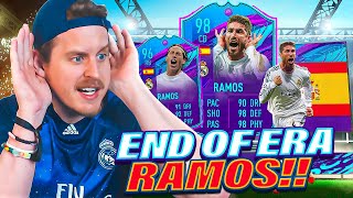 INSANE RAMOS PLAYER PICK?! 98 END OF ERA RAMOS REVIEW! FIFA 21 Ultimate Team