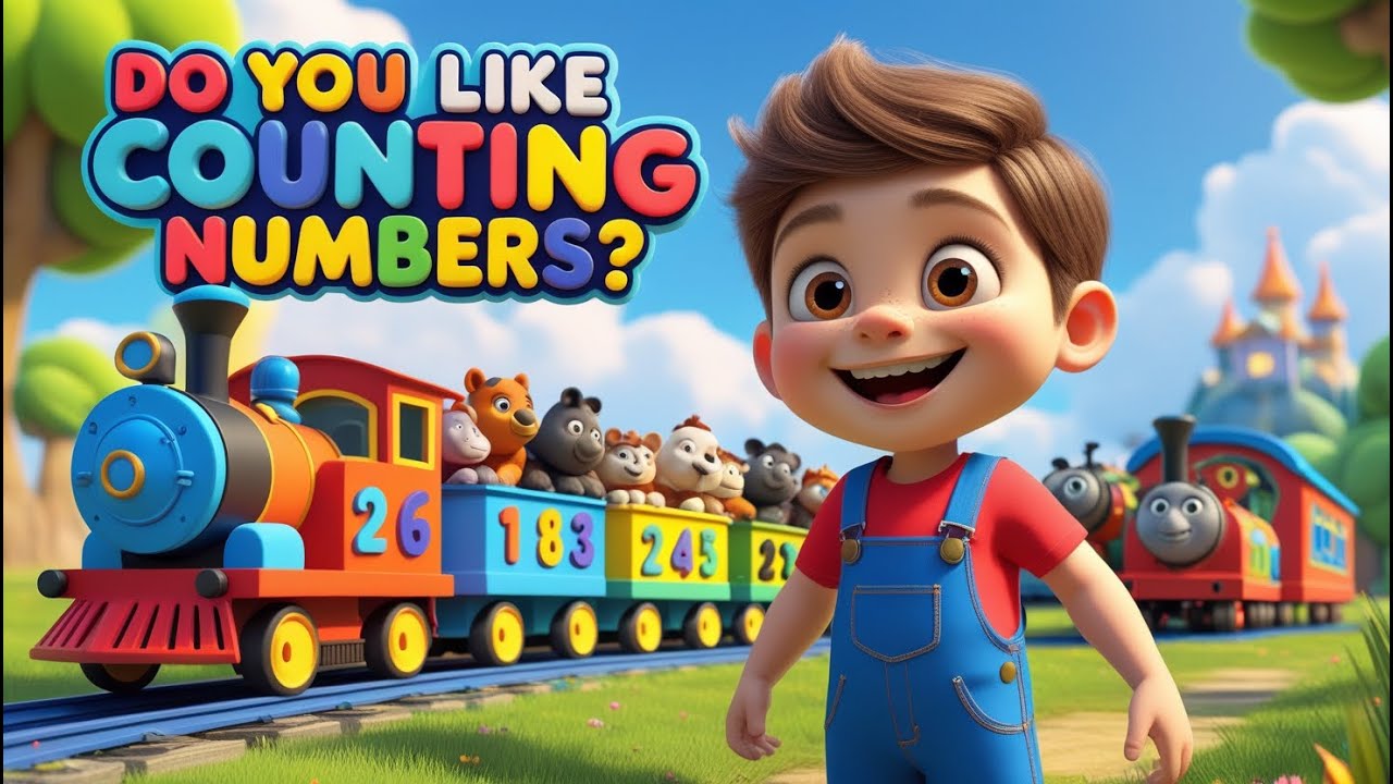 Counting Train Adventure! Learn Numbers 1 to 10 - YouTube