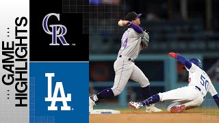 Rockies vs. Dodgers Game Highlights (8\/10\/23) | MLB Highlights