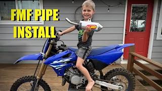 “We Installed an FMF Race Pipe on Our 2025 YZ85… HUGE Difference!”