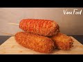 КОРН ДОГ с сыром | Корейская уличная еда!