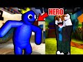 DIVENTO BLUE Dei RAINBOW FRIENDS Per Spaventare I Giocatori Su ROBLOX