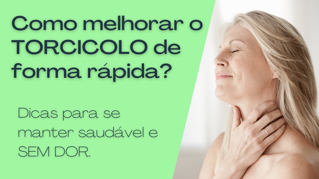 Como melhorar o Torcicolo rápido? O que causa esta dor? - YouTube