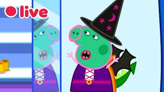 ๐ด LIVE: Peppa Pig at HALLOWEEN! ๐ป Peppa & Baby Evieโs Spookiest Adventures ๐ 4K