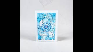 Floral Card with new VersaFine Clair Colour #tracyevansboutiquedesigns #stamping 