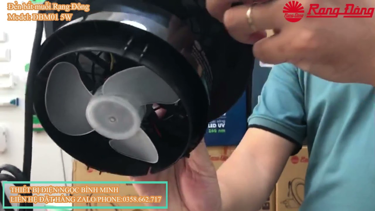 Đèn bắt muỗi Rạng Đông Model: DBM01 5W│THIẾT BỊ ĐIỆN NGỌC BÌNH MINH ...