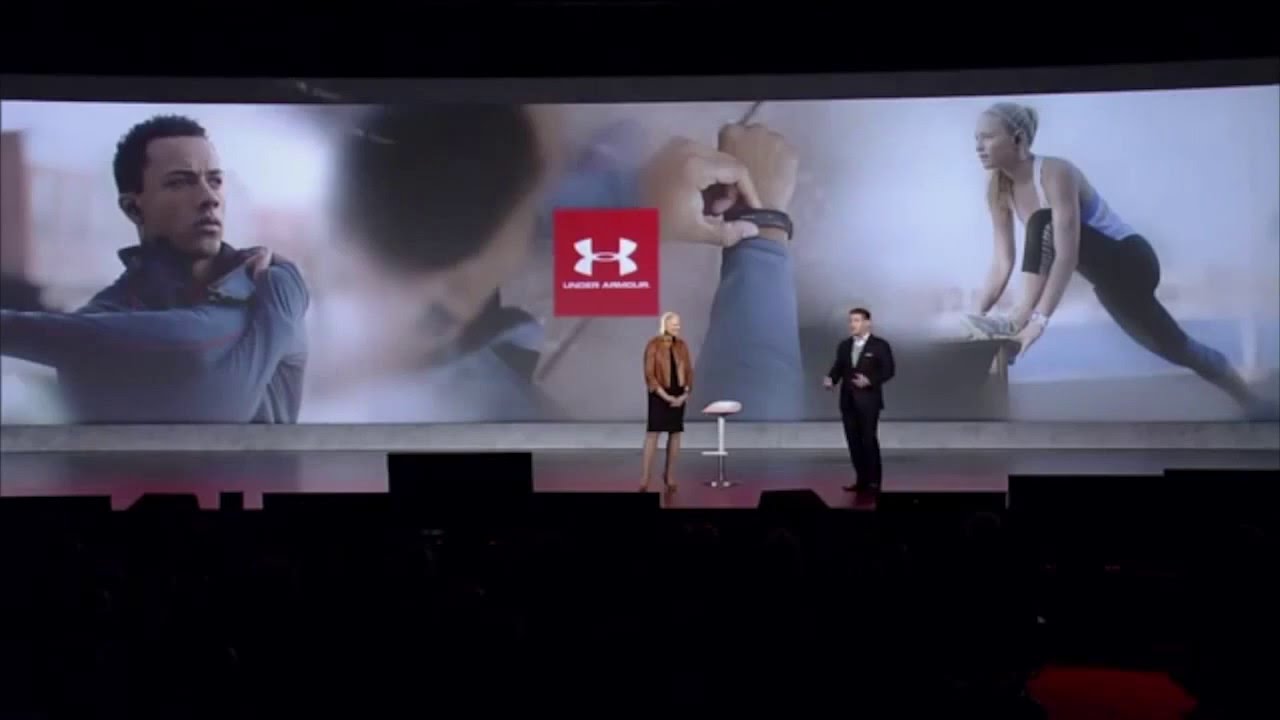 Under Armour CEO at CES announces UA Record powered by Watson