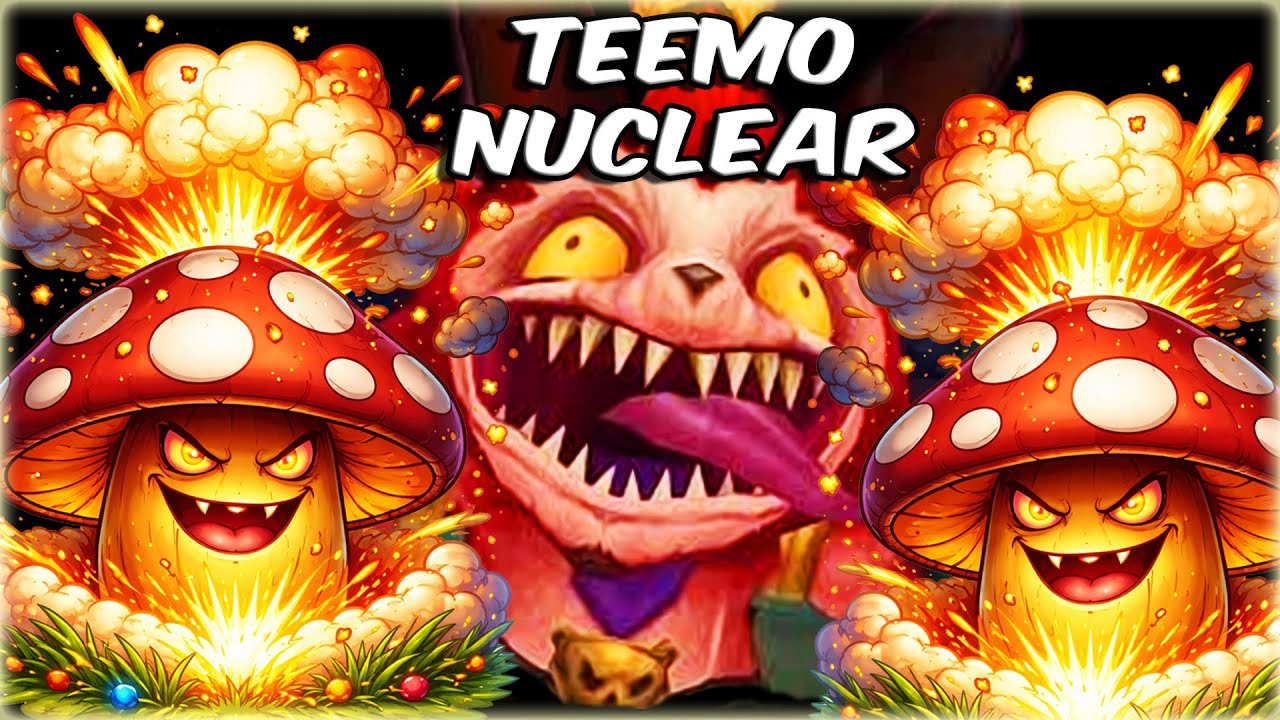 ESSE TEEMO TRANSFORMOU O MAPA NUM CAMPO MINADO 🍄💥 | COGUMELO NUCLEAR
