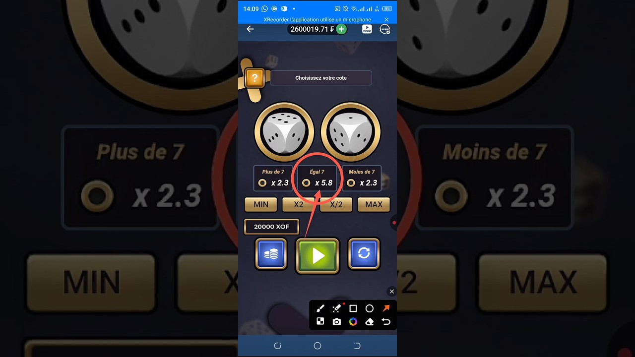 Astuce 1xbet | 1xbet astuces | Under and over 7 astuce | 1xgames astuces 