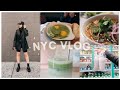 Nyc diaries  exploring the city trying new foods matcha latte tutorial