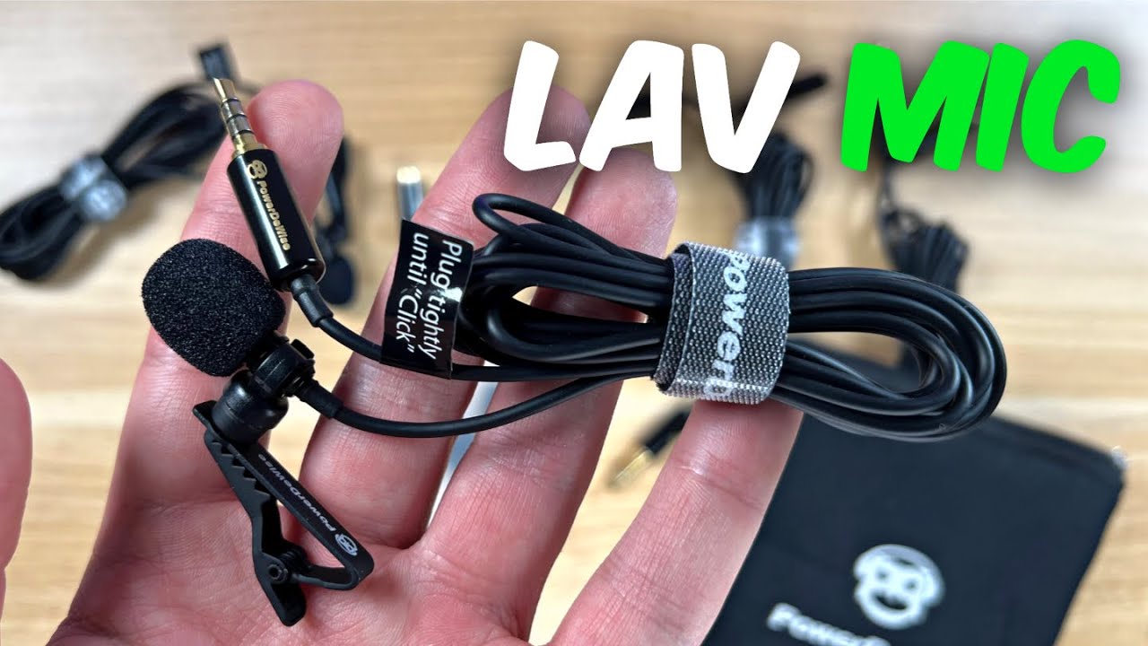 PowerDeWise Lav Mic Accessories & Initial Testing (2 Pack!)