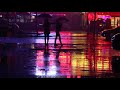 Rainy City Night - Royalty Free Stock Footage