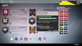 Destiny - Nightstalker Subclass Quest