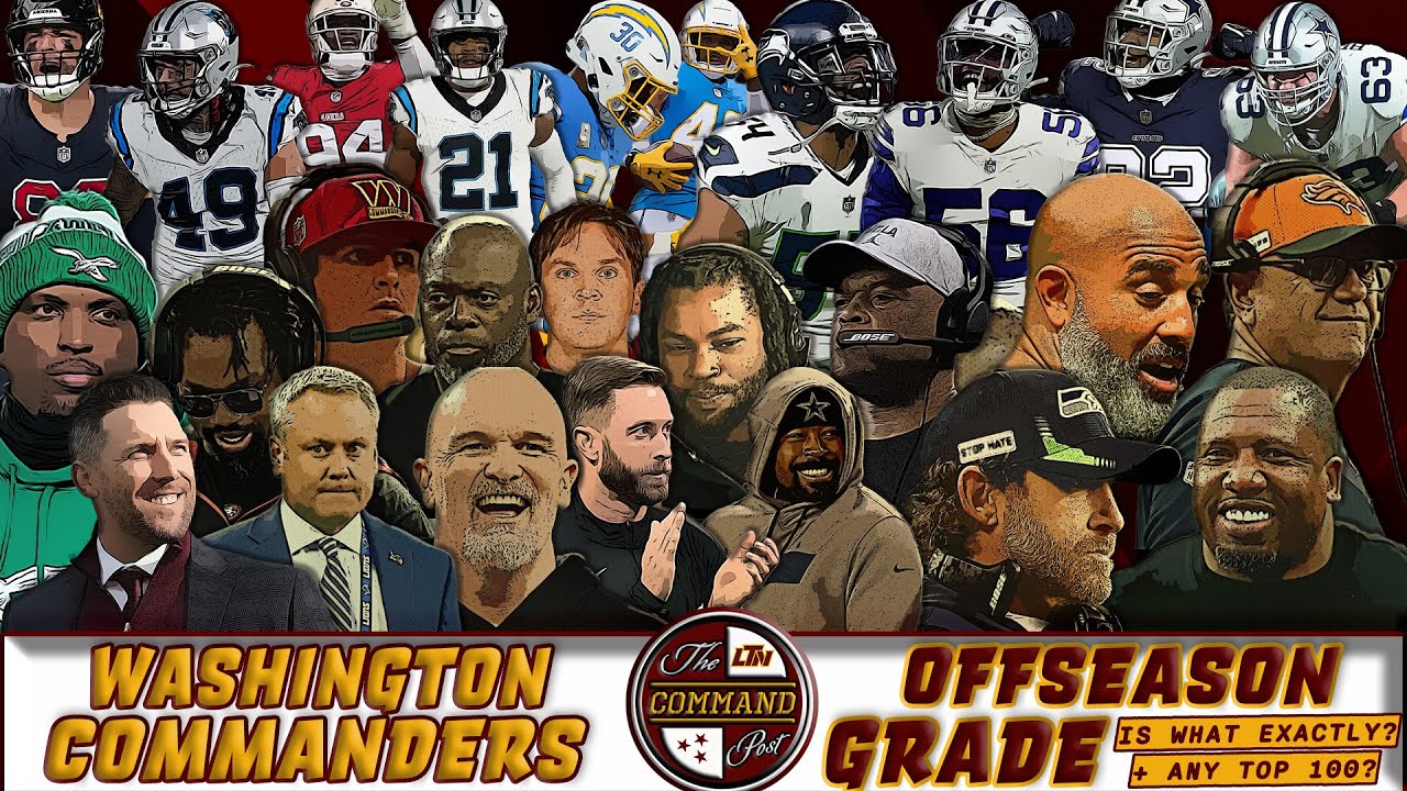 TCP LIVE! | What Grade Do You Give Commanders Offseason? + Are There ...
