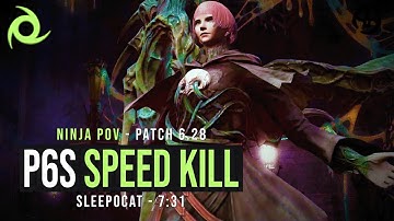 Ninja PoV | P6S Speed Kill - 7:31 Kill Time - sleepocat - FFXIV Patch 6.28