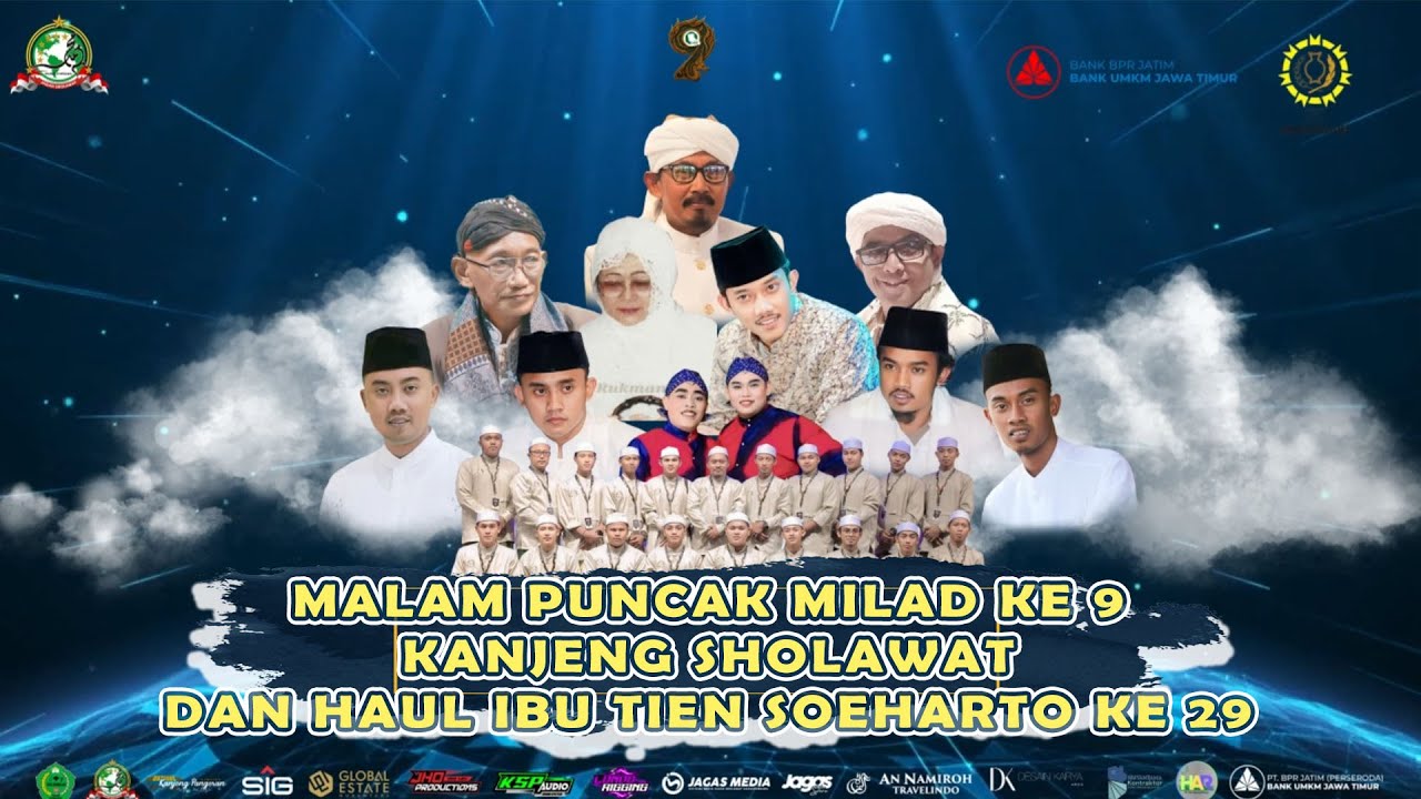 🔴🔵PUNCAK ACARA MILAD KE-9 KANJENG SHOLAWAT DAN HAUL TIEN SOEHARTO KE 29