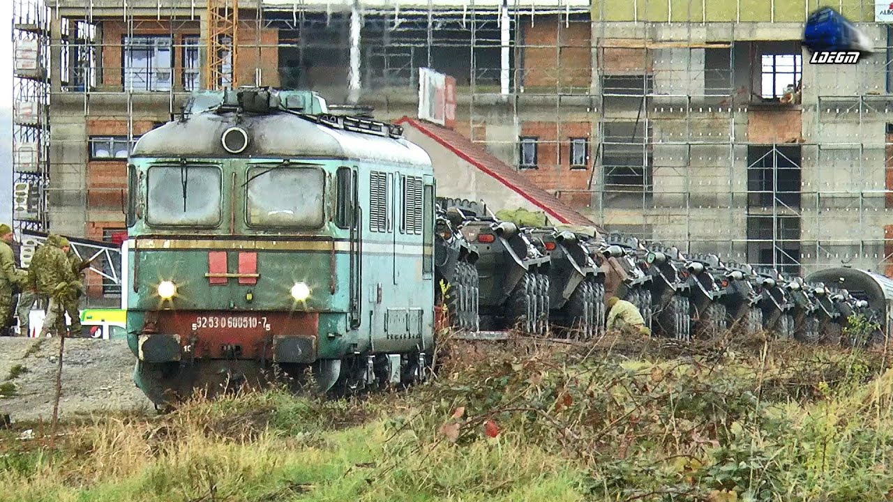 Încărcare Tren Militar CFR MARFĂ & Trenuri în Bistrița  - 24 Octombrie 2025