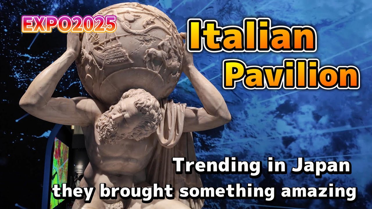 【EXPO2025】The Italian pavilion that brought the World Heritage Site is amazing 【Trending in Japan】
