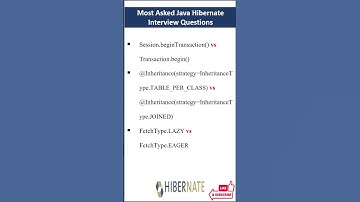 Important Java Hibernate Interview Questions