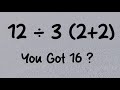 World most debatable Math problem! Two Answers Question 