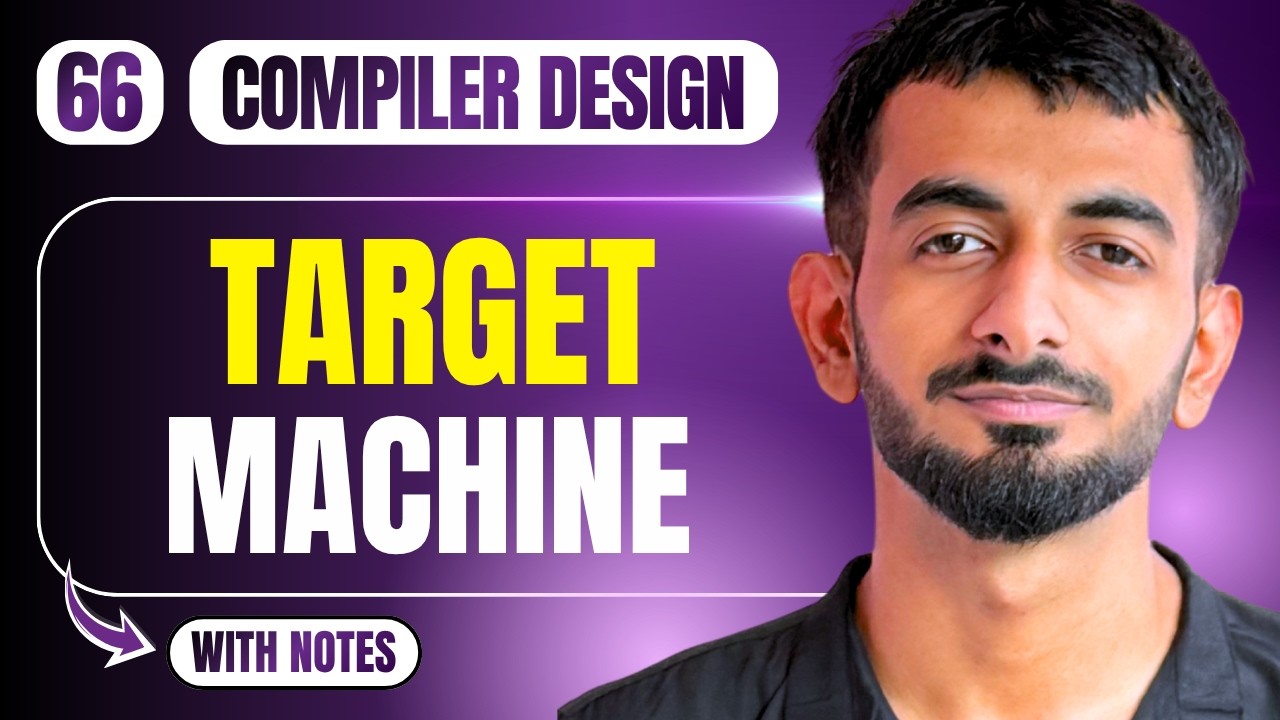 compiler design lecture: code optimization, target... Target Machine and its Addressing Modes | Unit 04 | Compiler Design ...