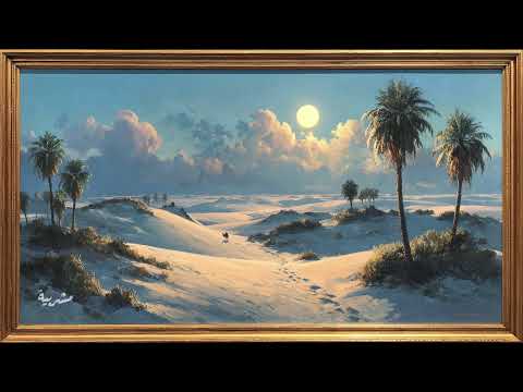 خلفية شاشة تلفاز غروب الصحراء   4 2 