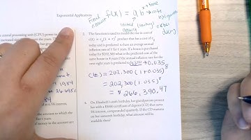 Exponential Applications Part 1