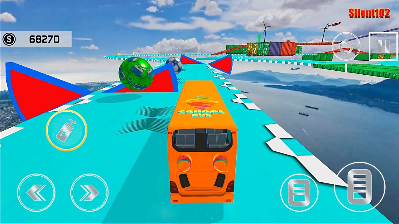 Impossible School Bus Simulator Tracks Driving #2 - Android Gameplay ...