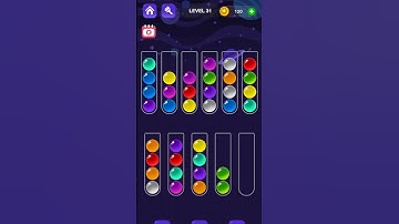 Ball Sort Master Game Level - 31 | Puzzle Games #entertainment #puzzle #games