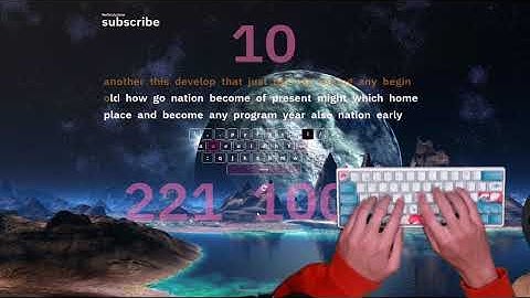 Typing 220 WPM For 15 seconds (100% accuracy Fast Typing Sounds)